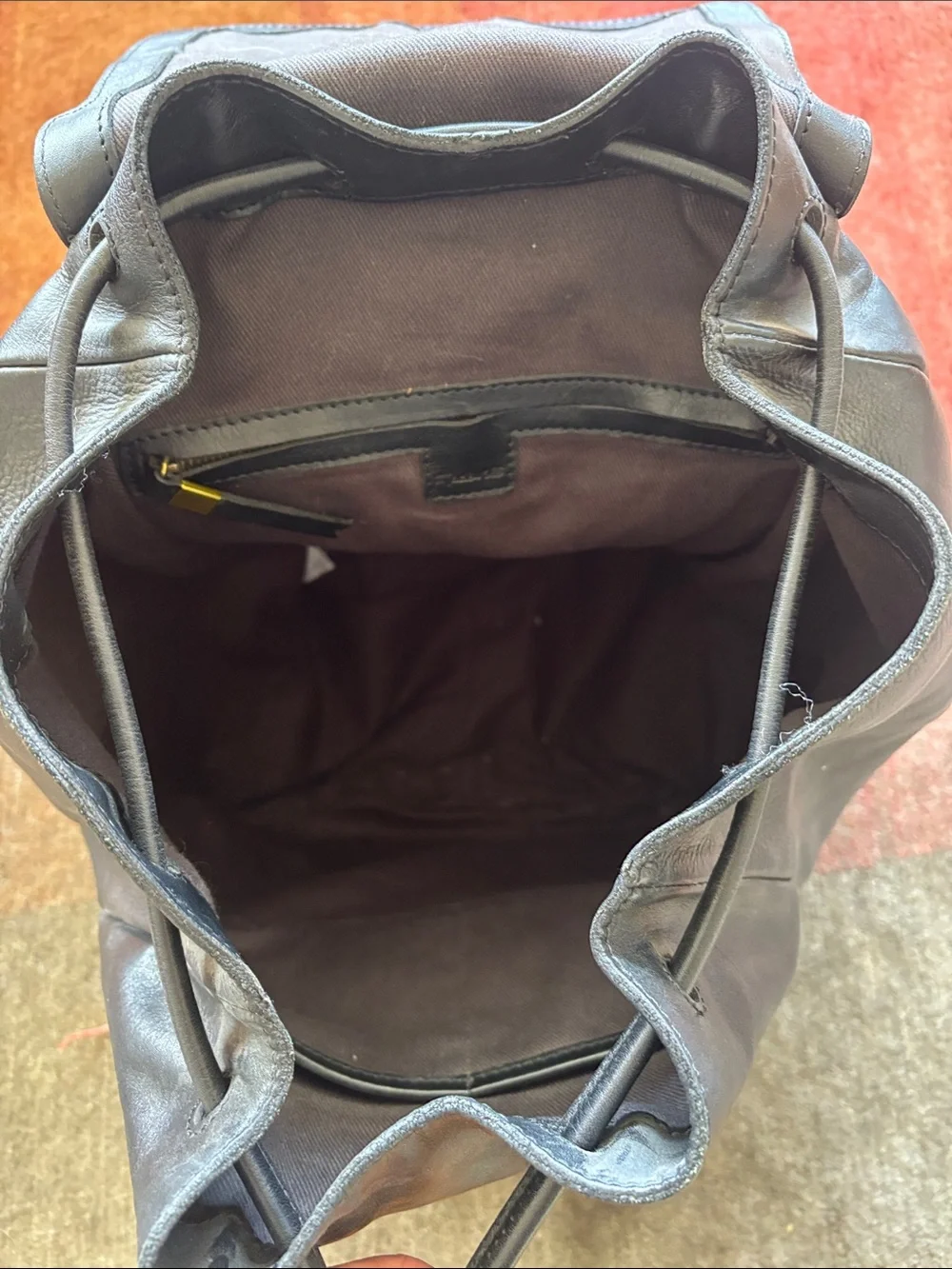 NWOT - Madewell 'The Transport Rucksack' Black Leather